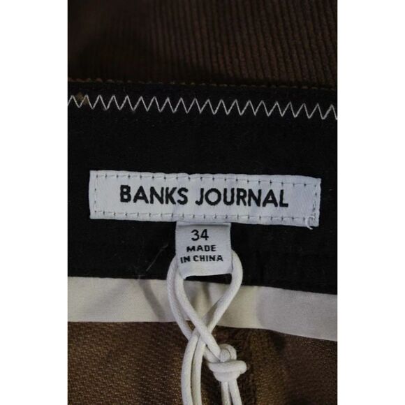 Banks Journal Mens Slow Boardshorts - Toffee Size 34 - Picture 4 of 6